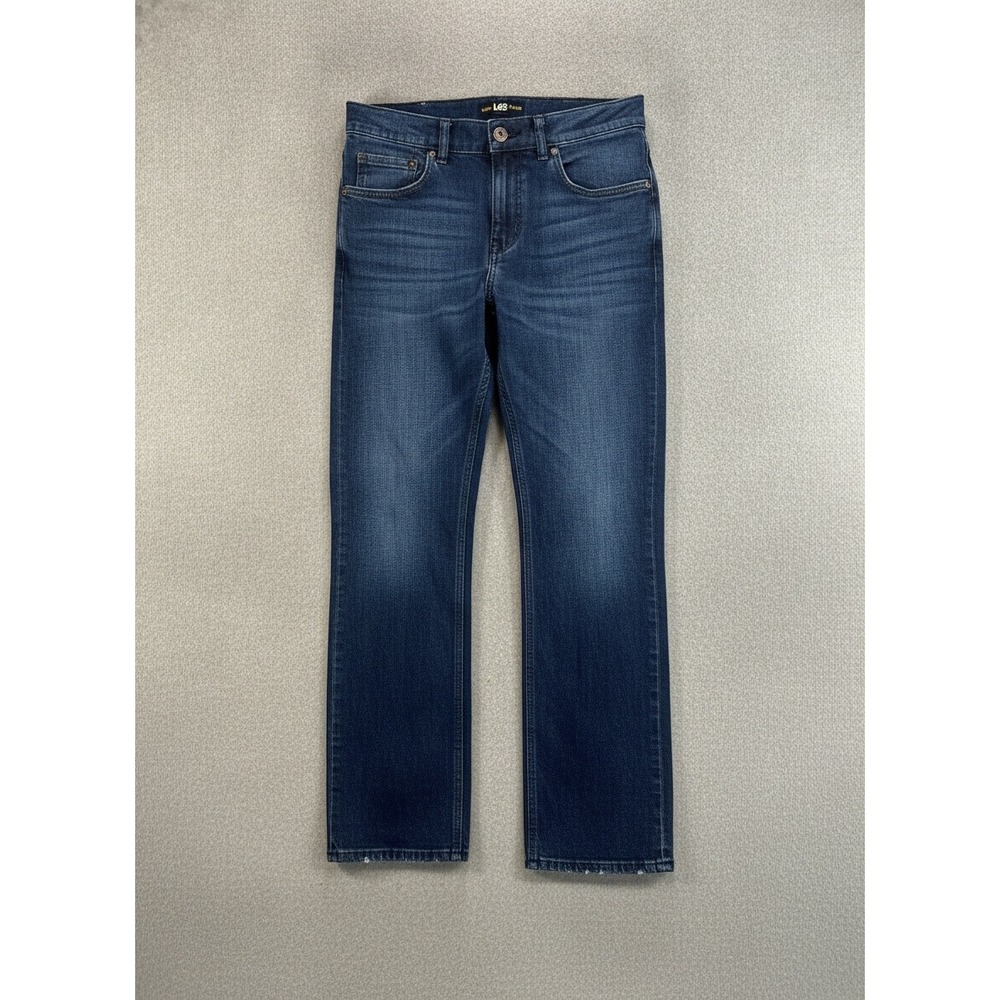 Lee Mens Motion Series Straight Leg Dark‎ Wash Denim Jeans 32x30 102017322
